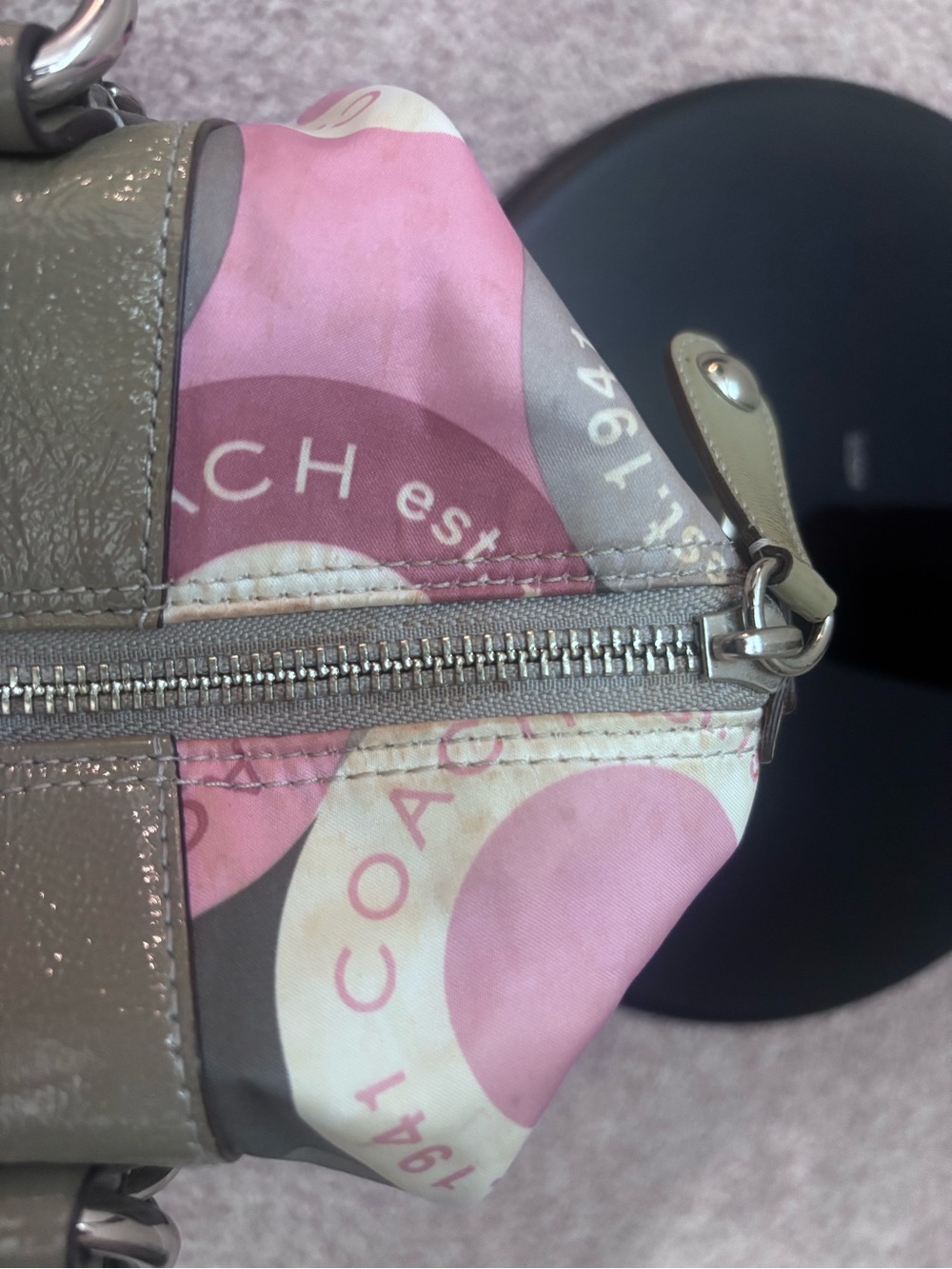 Coach Ashley Snap Head Satchel purse y2k - Picture 5 of 9